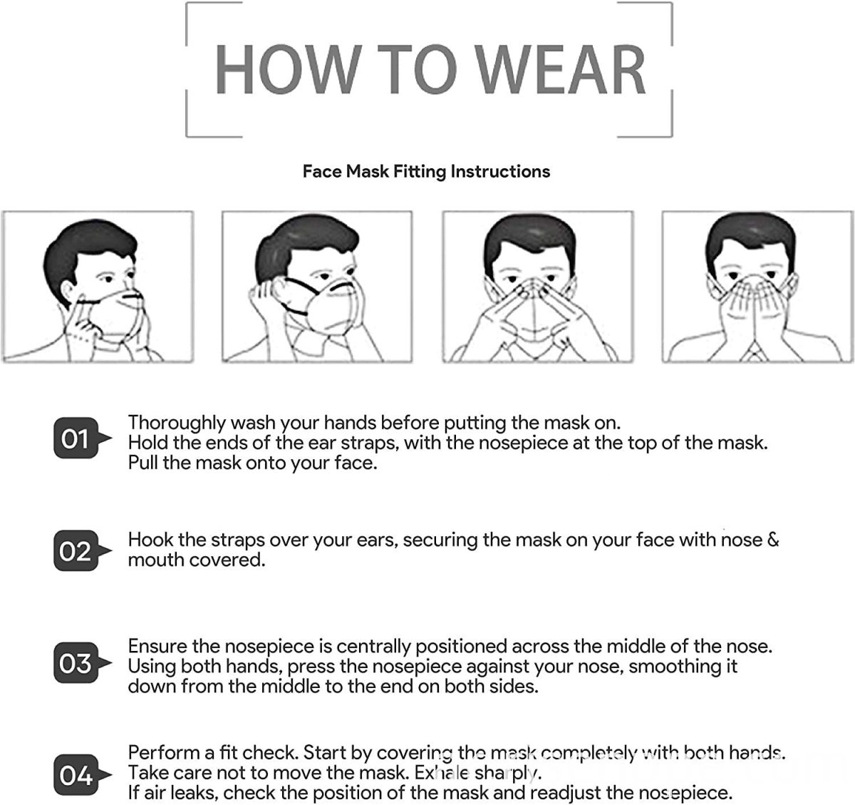 5 طبقات ترشيح حماية الوجه> 95٪ أقنعة أمان 5 Layer Face Protection Filtration>95% Safety Masks